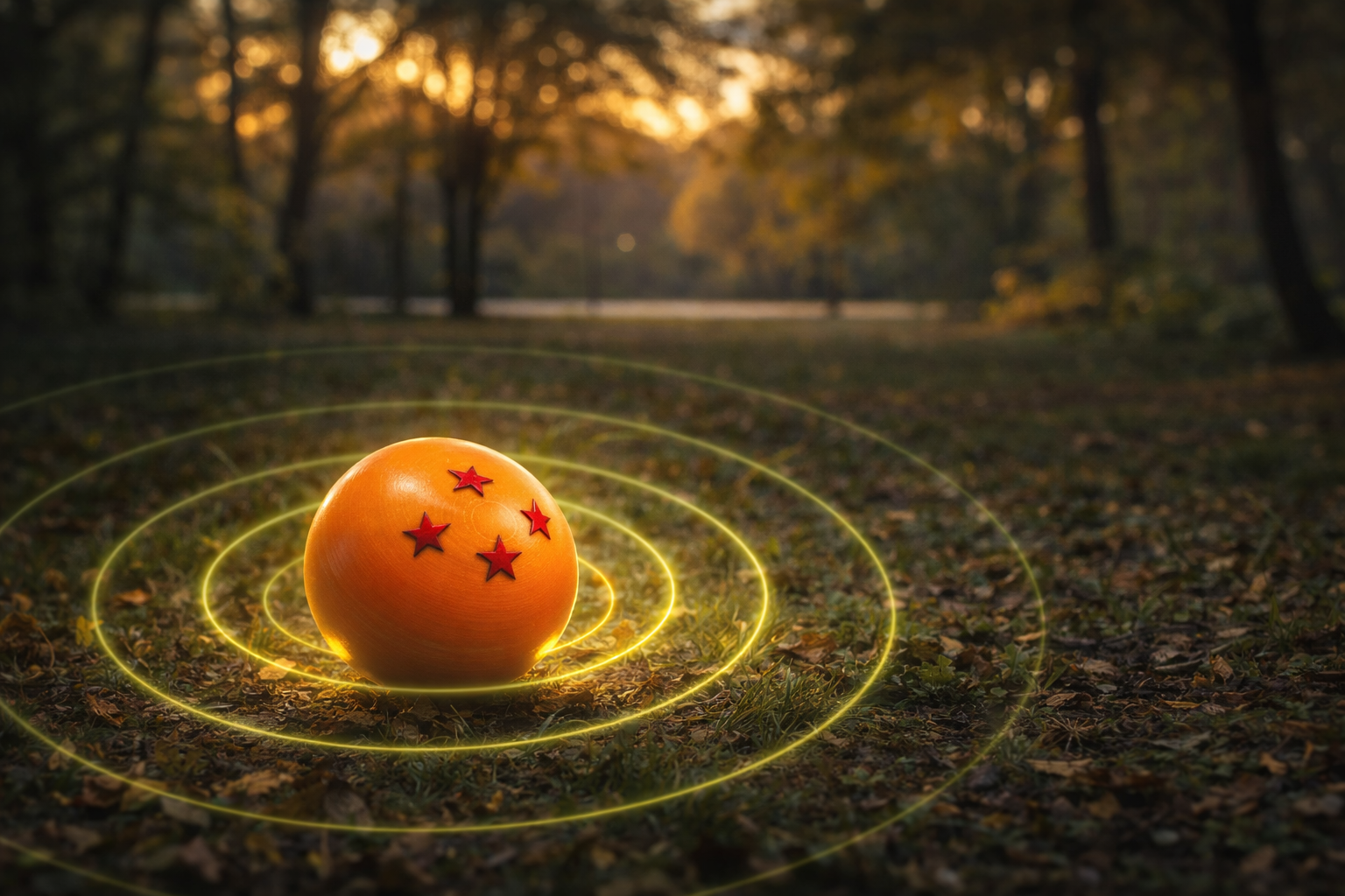 Sphere emitting signal