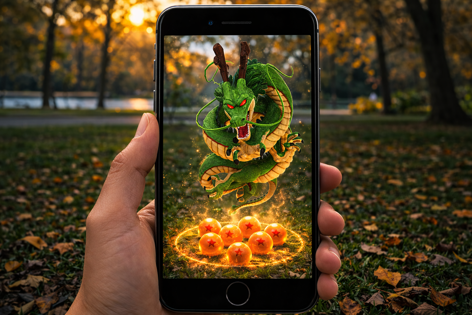 Dragon appearing