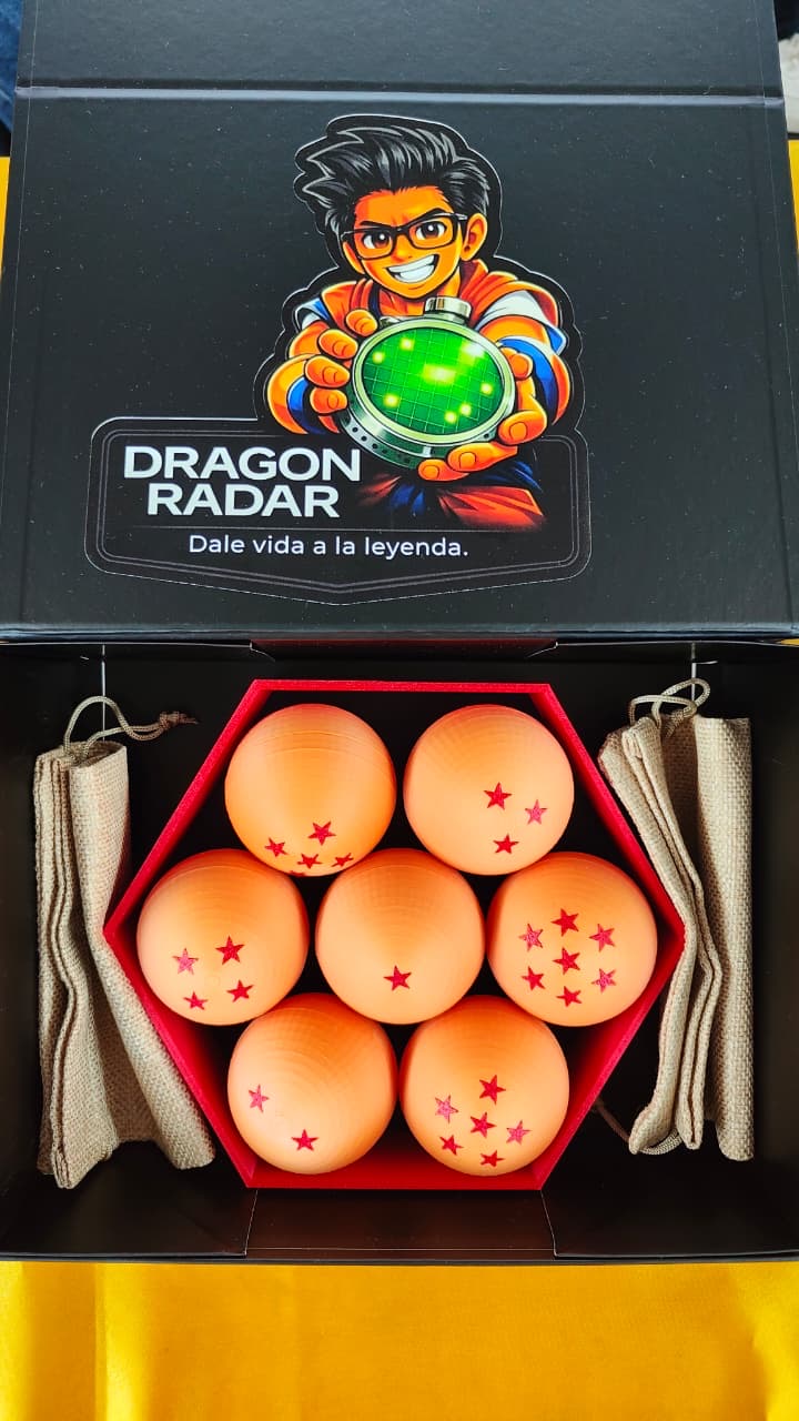 Kit Leyenda Dragon Radar con caja premium y siete esferas